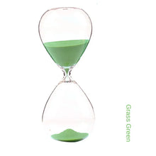 5/15/30/60 Minutes New Nordic Glass Droplet Time Hourglass Timer Creative Home Decoration Crafts Decoration Valentine's Day Gift