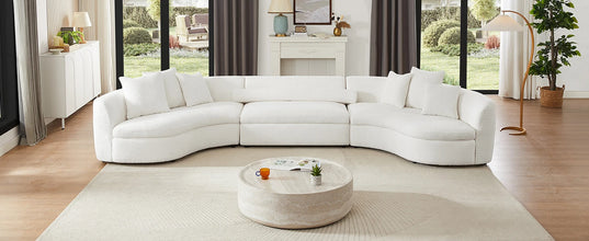 Modern Round Style Coffee Table – Sleek Fiberglass Design for Living Rooms