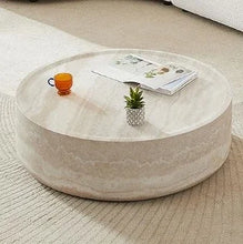 Modern Round Style Coffee Table – Sleek Fiberglass Design for Living Rooms