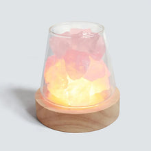 C2 Natural Himalayan Salt Table Lamp Night Light Natural Raw Stones Crystal Essential Oil Diffuser light Gift Decor Novelty lamp