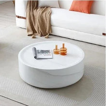 Modern Round Style Coffee Table – Sleek Fiberglass Design for Living Rooms